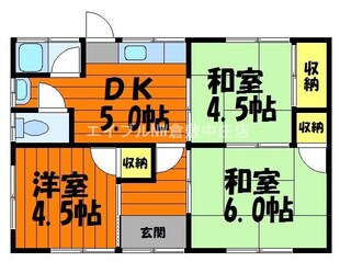 羽島借家の物件間取画像